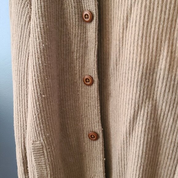 Cozy Express Men’s Shawl Collar Knit Cardigan (Medium) - Picture 3 of 4